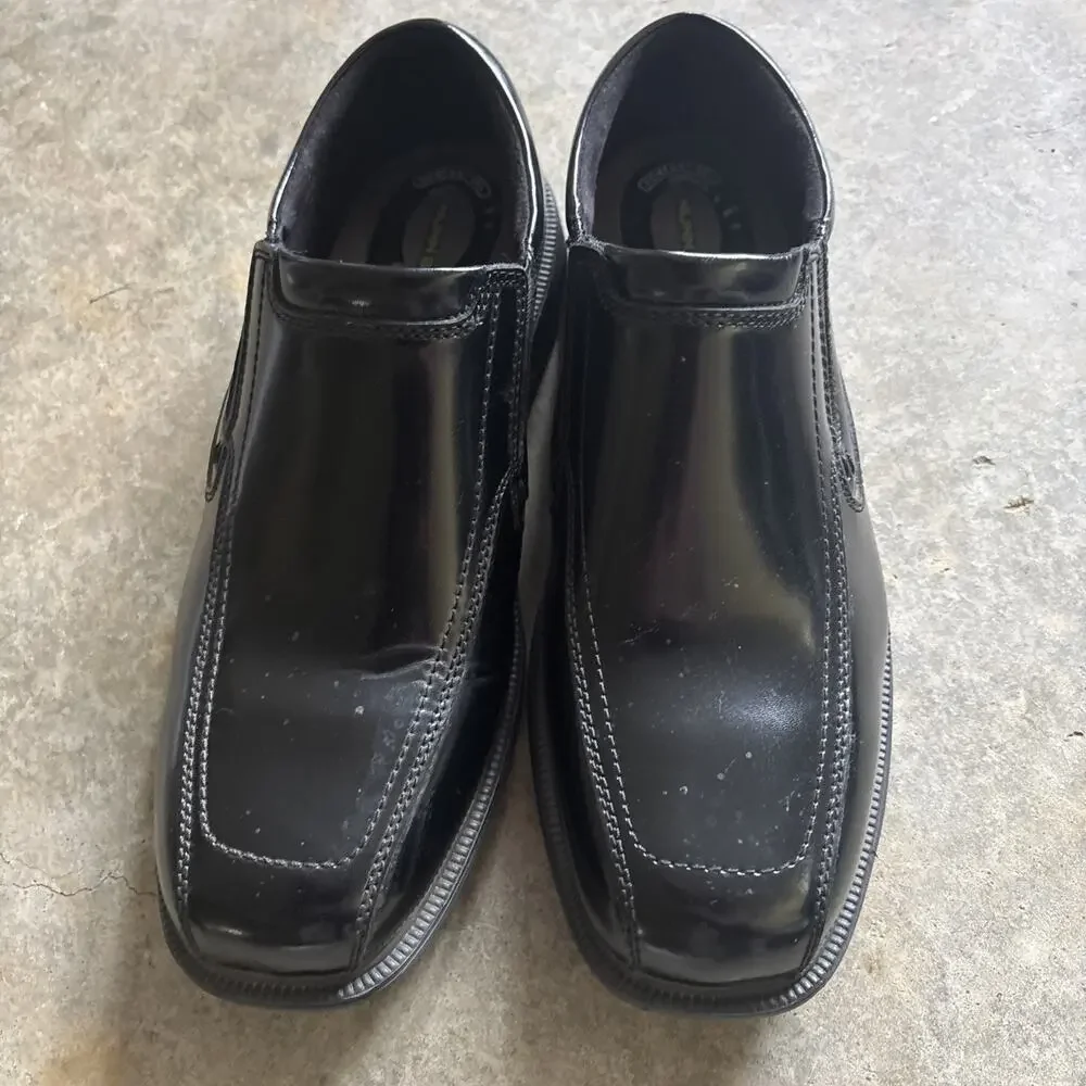 Nunn Bush Shoes Mens 13M Casual Dress Slip On Loafers Comfort Black Leather